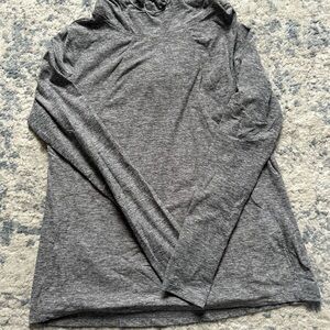 Gray Long Sleeve Women's Top